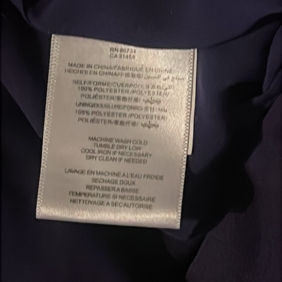 Navy BCBGeneration Razeorback Dress - Picture 6 of 6